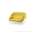 Edelstahl Rahmen Settee Loveseat Womb Sofa